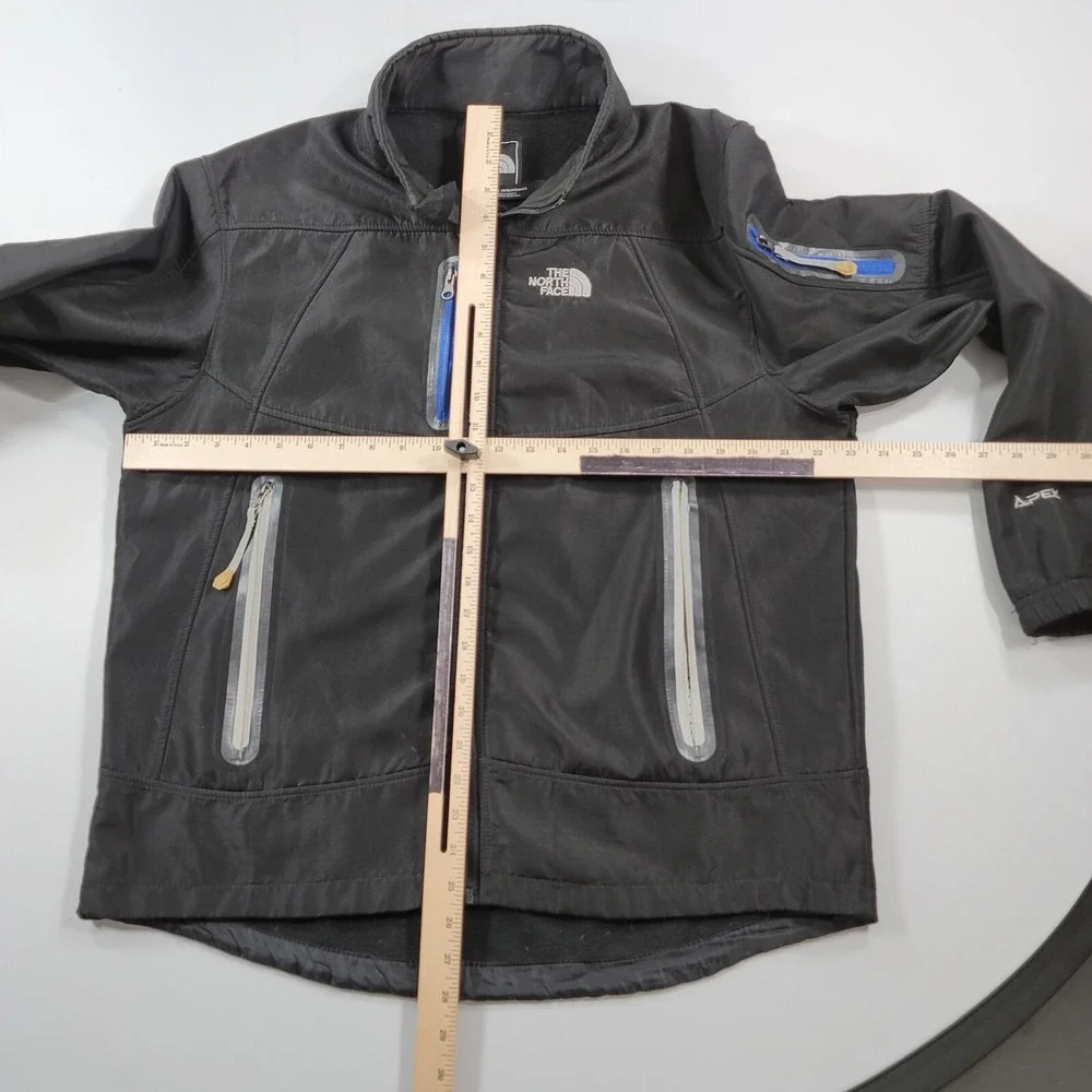 The North Face Apex Jacket‎ Mens Large Black Rain Wind Well Worn